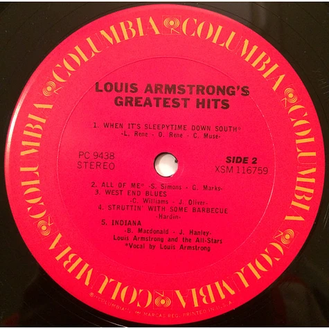Louis Armstrong - Louis Armstrong's Greatest Hits