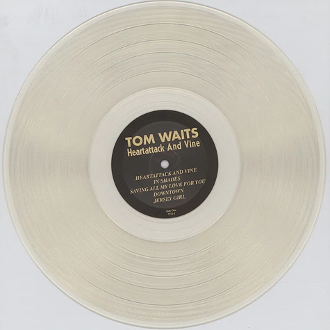 Tom Waits - Heartattack And Vine Remastered Clear Vinyl Edition