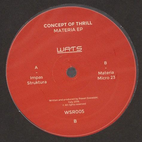 Concept Of Thrill - Materia EP