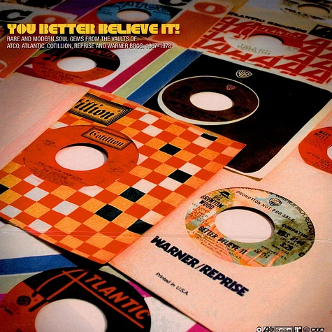 V.A. - You Better Believe It! (Rare & Modern Soul Gems From The Vaults Of Atlantic, ATCO, Cotillion, Reprise And Warner Bros. 1967-1978)