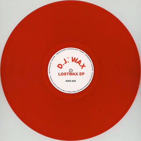 DJ Wax - Lostwax EP Red Vinyl Edition