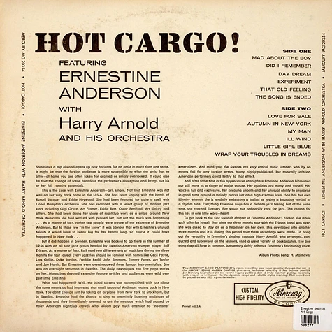 Ernestine Anderson - Hot Cargo