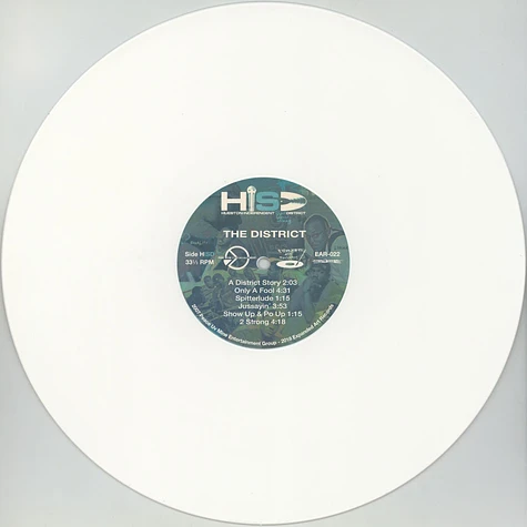 H.I.S.D. (Hueston Independent Spit District) - The District White & Yellow Vinyl Edition