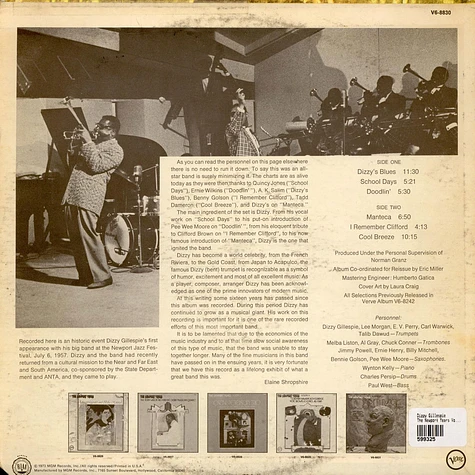 Dizzy Gillespie - The Newport Years Volume V