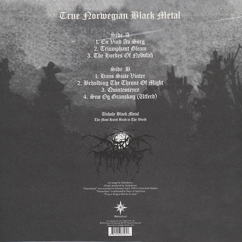 Darkthrone - Panzerfaust Picture Disc Edition