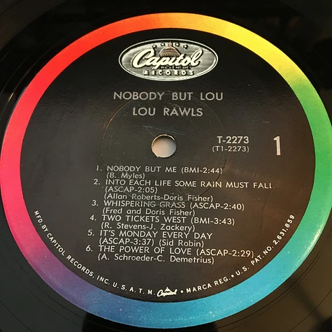 Lou Rawls - Nobody But Lou