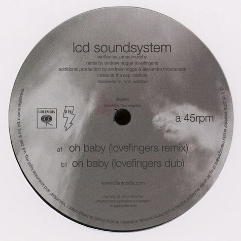 LCD Soundsystem - Oh Baby Lovefingers Remix