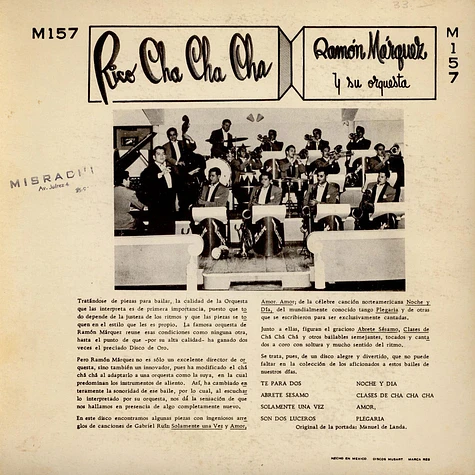 Ramón Márquez & His Orchestra - Rico Cha Cha Cha