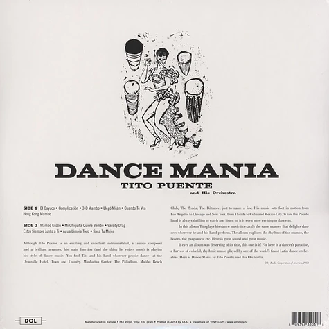 Tito Puente And His Orchestra - Dance Mania Gatefold Sleeve Edition