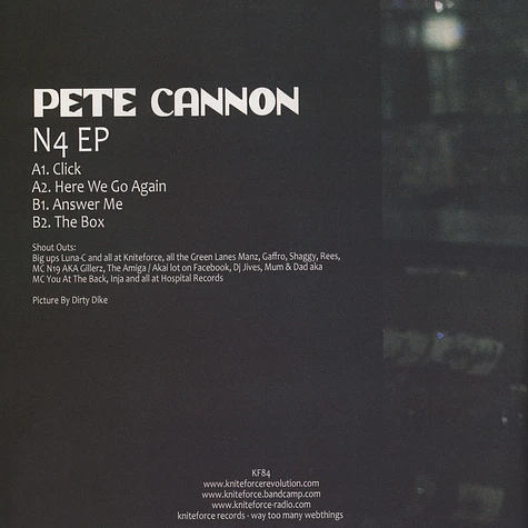 Pete Cannon - N4 EP