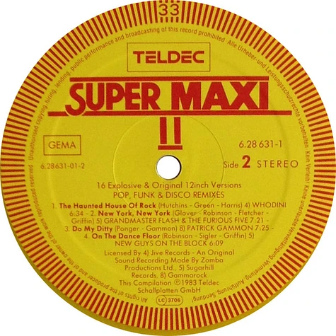 V.A. - Super Maxi II (Pop, Funk & Disco Remixes)