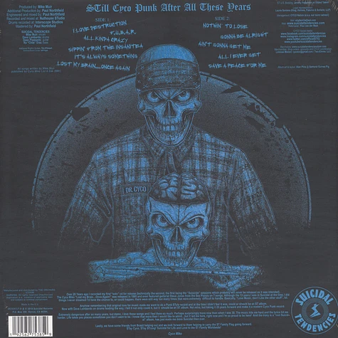 Suicidal Tendencies - Still Cyco Punk After All These Years Blue Vinyl Edition