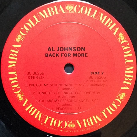 Al Johnson - Back For More