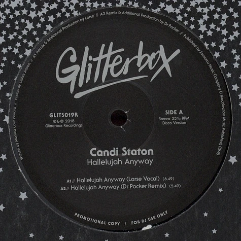 Candi Staton - Hallelujah Anyway Larse, Dr Packer, Moplen & Frankie Knuckles Remixes