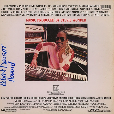 Stevie Wonder - The Woman In Red (Selections From The Original Motion Picture Soundtrack)