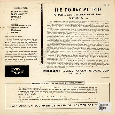 The Do-Ray-Mi-Trio - That Wonderfully Musical Do-Ray-Mi-Trio