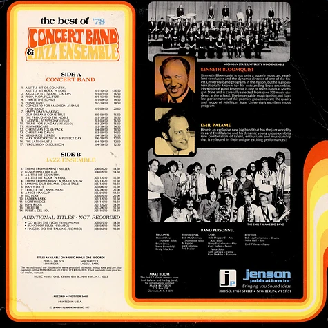 Concert Band & Jazz Ensemble - The Best Of '78