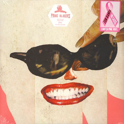 Black Moth Super Rainbow - Panic Blooms Ten Bands One Cause Pink Vinyl Edition