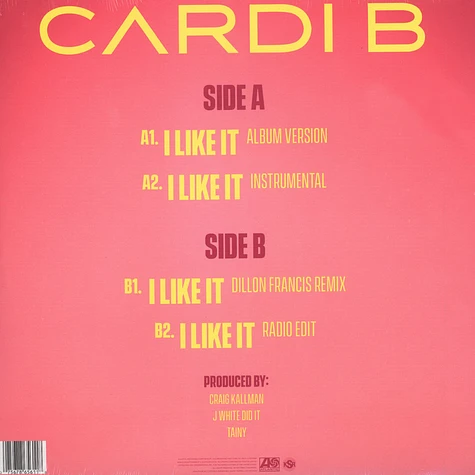 Cardi B / Bad Bunny / J Balvin - I Like It