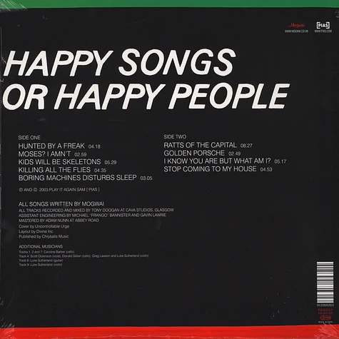 Mogwai - Happy Songs For Happy People