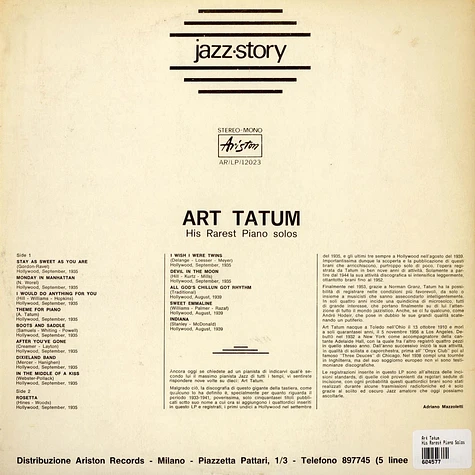 Art Tatum - His Rarest Piano Solos