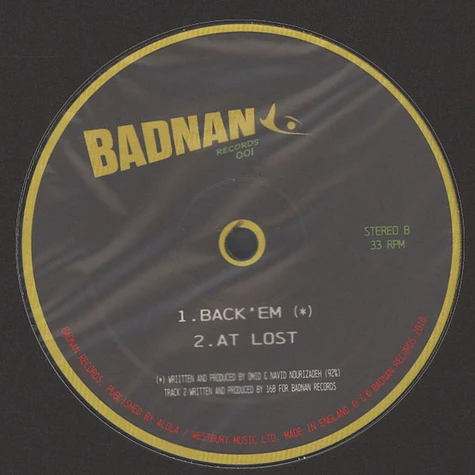 16B / 92% - Badnan 001 Picture Disc Edition