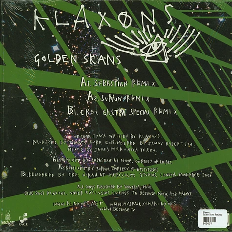 Klaxons - Golden Skans (French Exclusive Edition)