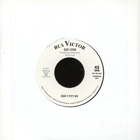 Don Ray / Sue Lynn - Born A Loser / Don't Pity Me