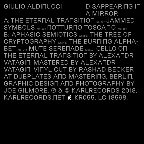 Giulio Aldinucci - Disappearing In A Mirror Green Vinyl Edition