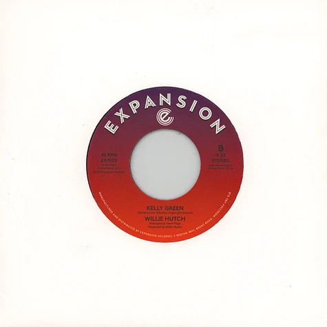 Willie Hutch - Easy Does It/ Kelly Green