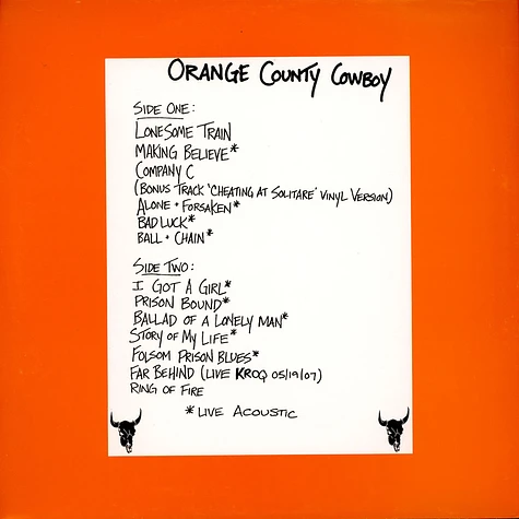 Social Distortion / Mike Ness - Orange County Cowboy