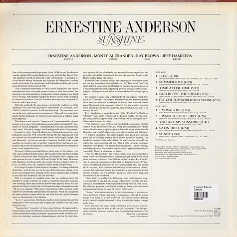 Ernestine Anderson - Sunshine