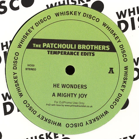 The Patchouli Brothers - Temperance Edits EP