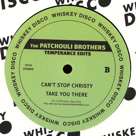 The Patchouli Brothers - Temperance Edits EP