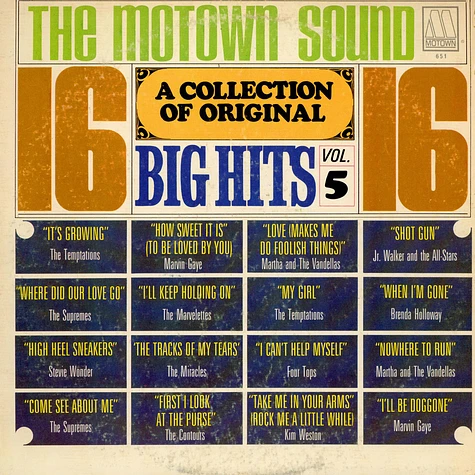 V.A. - The Motown Sound - 16 Big Hits Vol 5