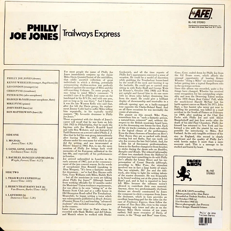 "Philly" Joe Jones - Trailways Express