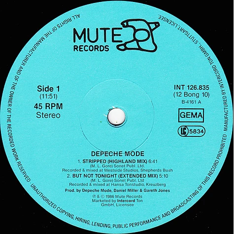 Depeche Mode - Stripped (Highland Mix)