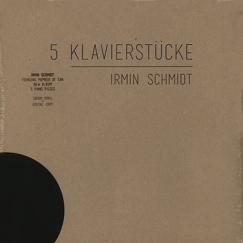 Irmin Schmidt of Can - 5 Klavierstücke