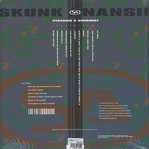 Skunk Anansie - Paranoid & Sunburnt