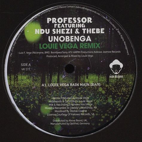 Professor - Unobenga Featuring Ndu Shezi & Thebe Louie Vega Remix