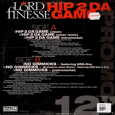 Lord Finesse - Hip 2 Da Game / No Gimmicks (Brainstorm Remix)