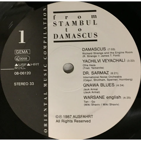 V.A. - From Stambul To Damascus - Oriental Music Compilation