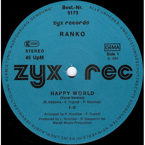 Ranko - Happy World