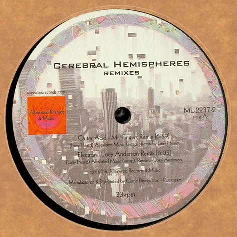 Mr. Fingers - Cerebral Hemispheres Remixes