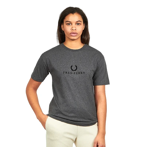 Fred Perry - Textured Branded T-Shirt