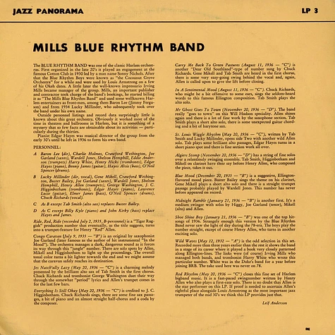 The Mills Blue Rhythm Band - Mills Blue Rhythm Band