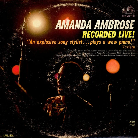 Amanda Ambrose - Amanda Ambrose Recorded Live!