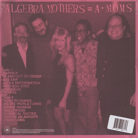 The Algebra Mothers - A Moms = Algebra Mothers