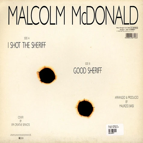 Malcolm McDonald - I Shot The Sheriff