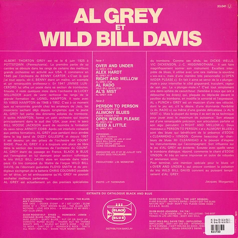 Al Grey Et Wild Bill Davis - Al Grey Et Wild Bill Davis